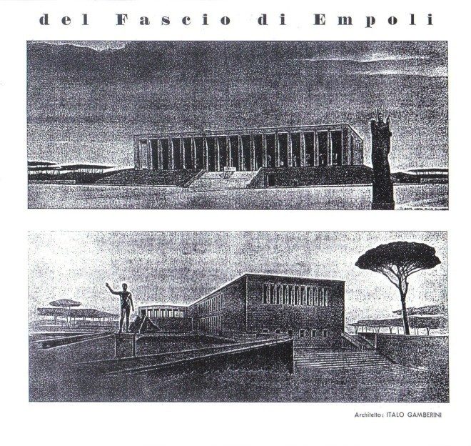 Empoli - Progetto casa del fascio 1939 2