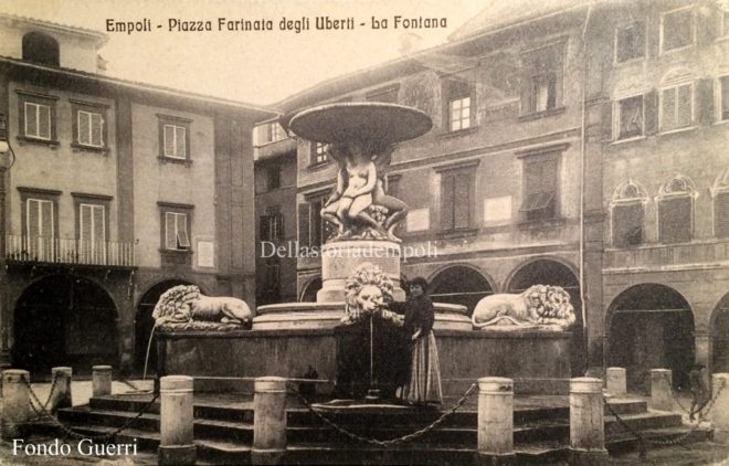 Empoli - Fontana del Pampaloni Piazza dei Leoni Palazzo Ghibellino
