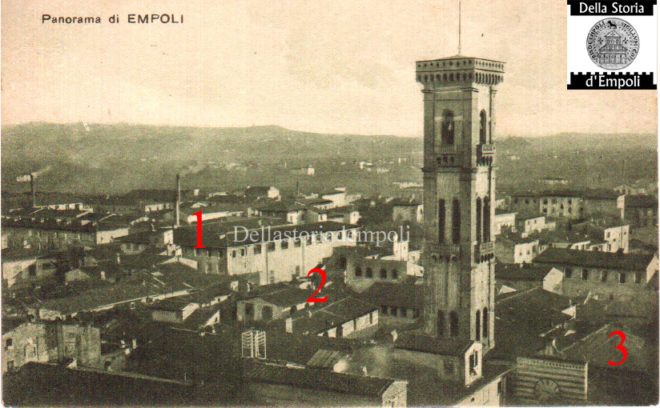Empoli - Panorama e campinile S. Agostino collezione Maestrelli da Empoli e Storia 2
