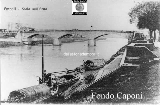 Empoli scalo sull'Arno e ponte vecchio