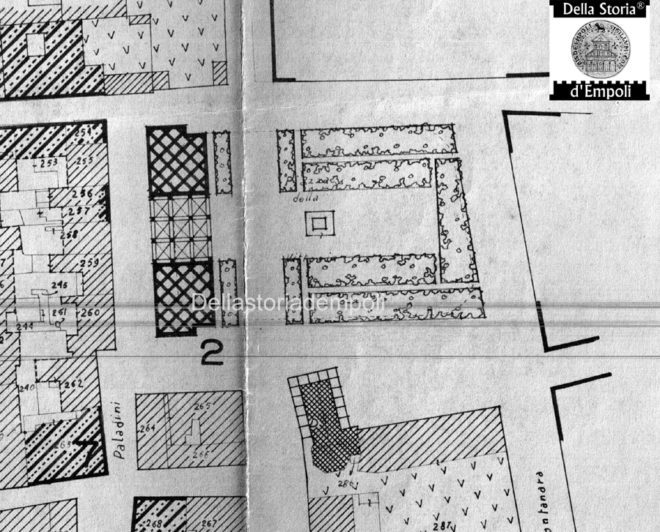 Piano di ricostruzione 1947 piazza della vittoria tagliata