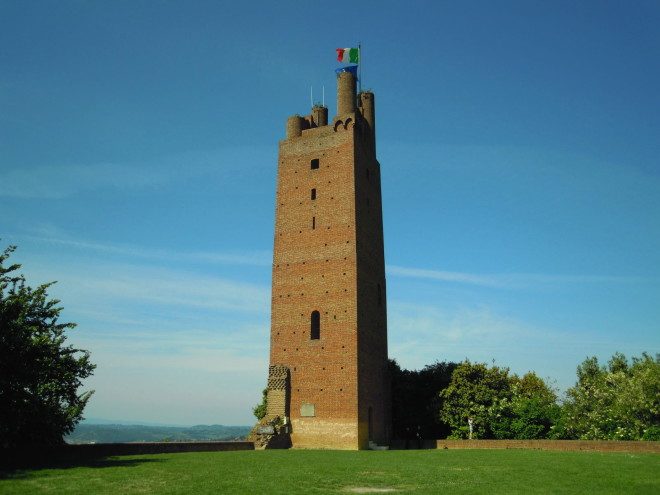Rocca di San Miniato Torre di Federico II di Svevia Medieval Tower Tuscany bricks tower