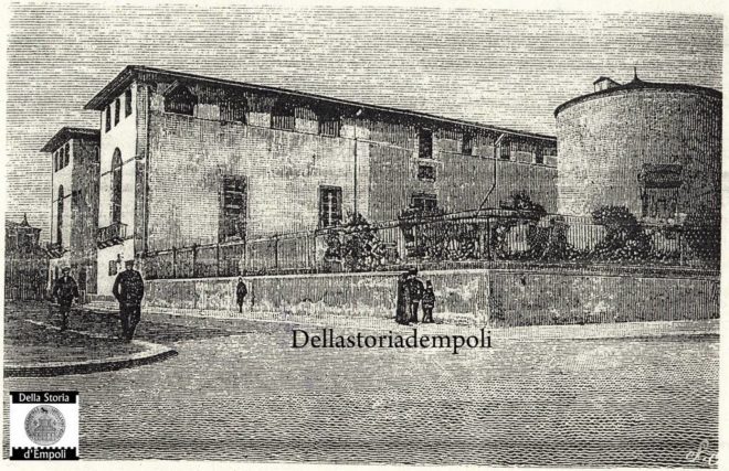 Spedale Vecchio Empoli incisione del 1891