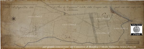 mappa n 04 Imposizione Rio dei Cappuccini 1826
