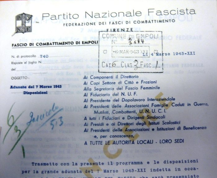 Empoli, 7 marzo 1943, chi se lo ricorda? – di Claudio Biscarini