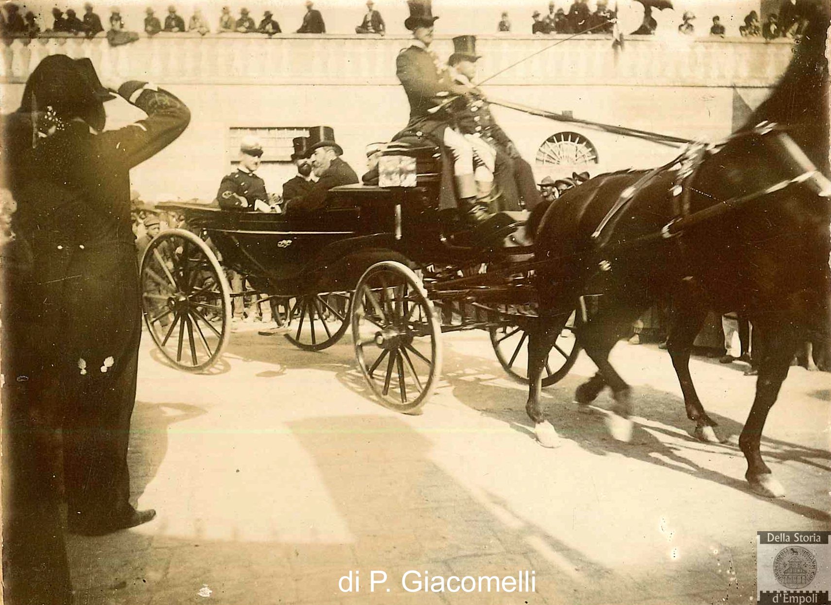 S.A.R. il Duca d’Aosta in visita a Empoli il 26 giugno 1891