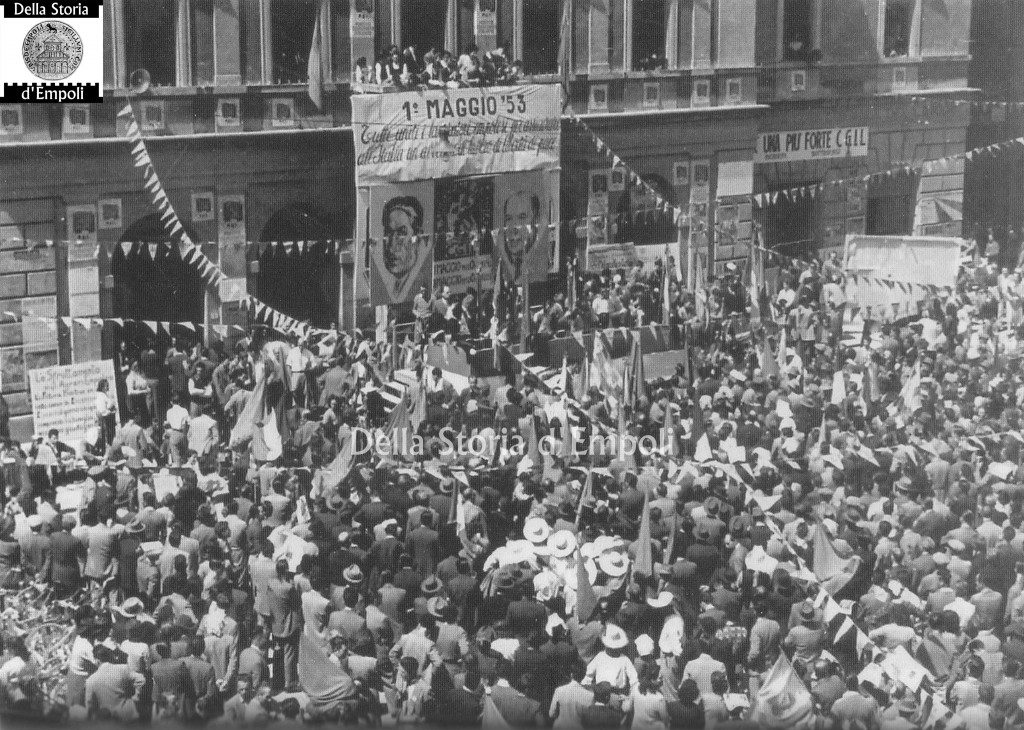 Comizio Piazza del Popolo 01-05-1953