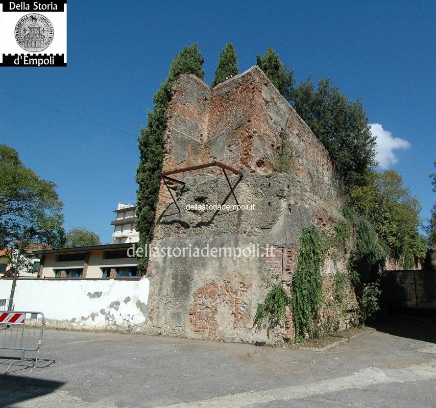 Empoli, Bastione delle mura, angolo sud-ovest