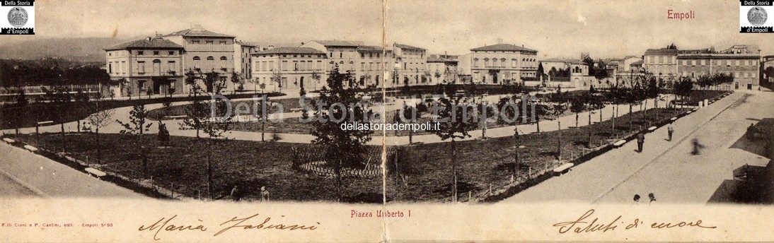 Empoli, Piazza Umberto I° (oggi piazza Matteotti), di GIULIA GRAZI BRACCI