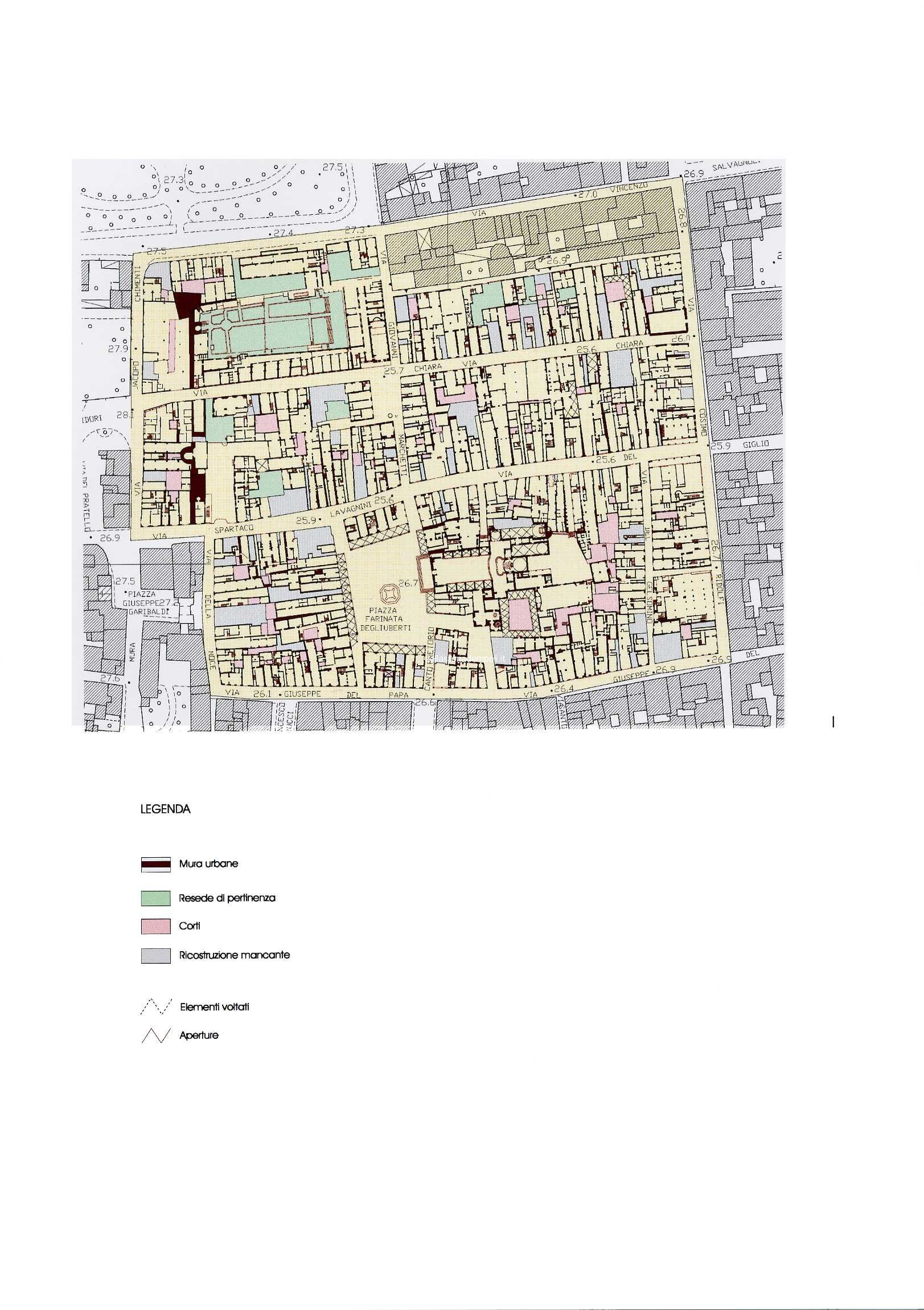 Pianta del Centro storico, primi anni 2000