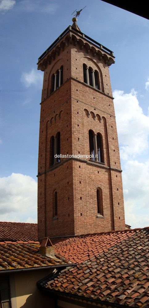 Il campanile della Collegiata di Empoli: veduta caratteristica