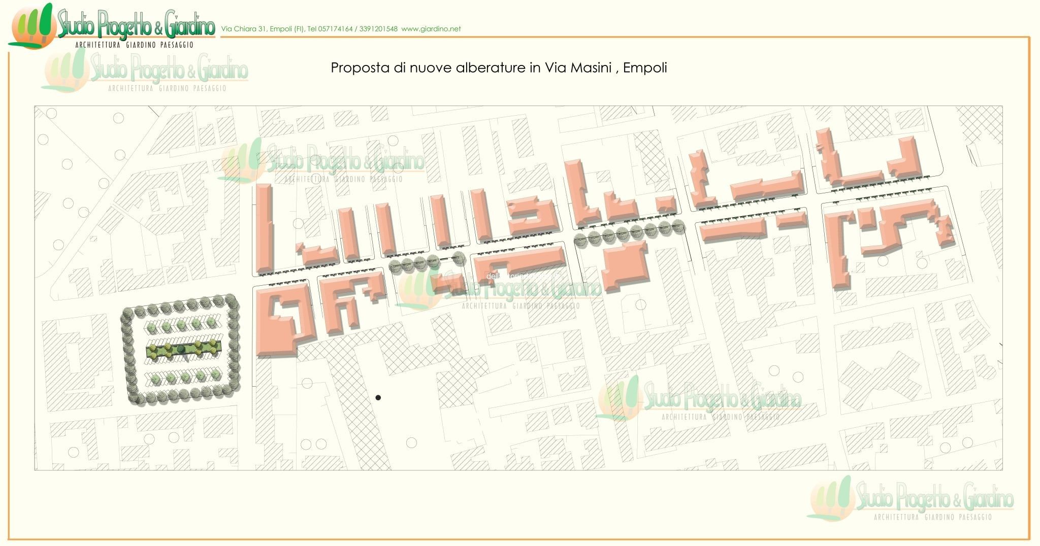 Progetto di rinverdimento di Via Masini – di Roberto Fabiani, Dott. Agronomo