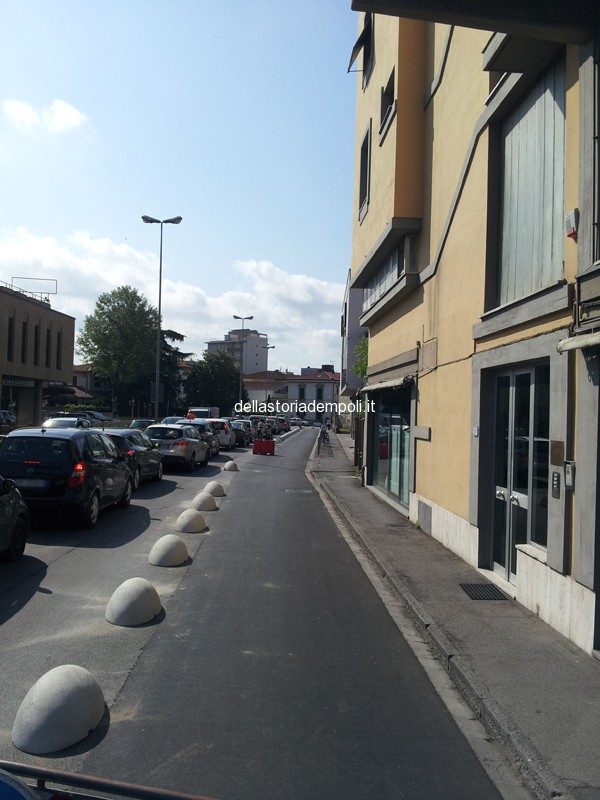 Una novità: la pista ciclabile dal Ponte a Piazza della Vittoria