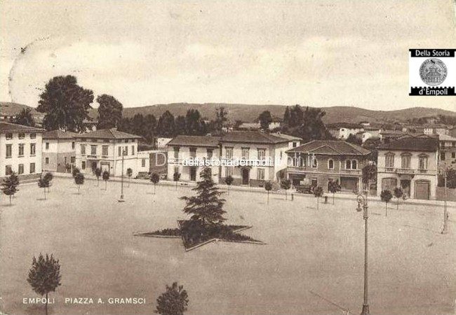 Piazza Gramsci nell’immediato dopoguerra