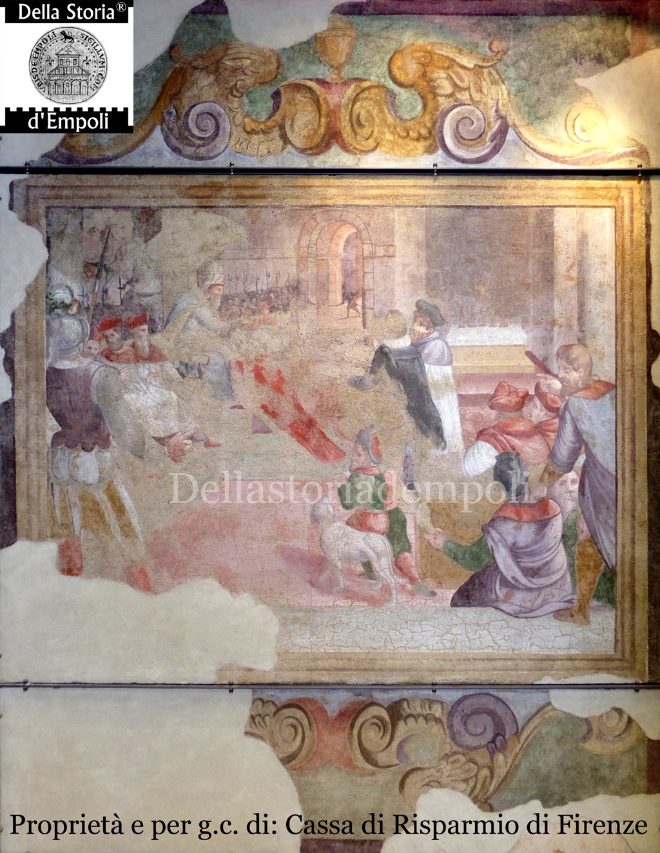 Gli affreschi di Palazzo Ghibellino: l’incoronazione