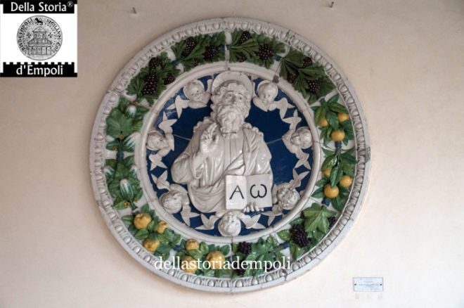 Eterno Padre benedicente in gloria d'angeli - Andrea della Robbia