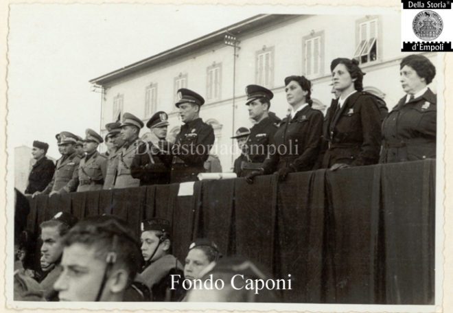 Empoli - Adunata fascista in Piazza XXVIII Ottobre oggi Piazza Gramsci