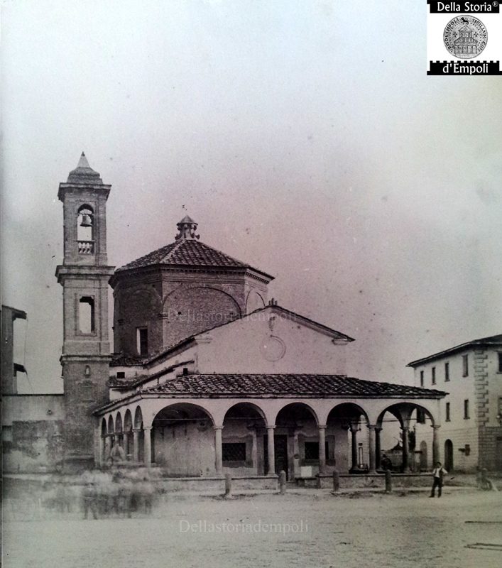 Rara immagine d’epoca della Madonna del Pozzo ad Empoli