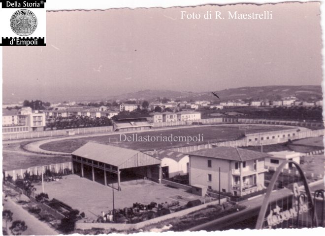 Foto d’epoca: Naiana, il vecchio Stadio e Via Masini ad Empoli