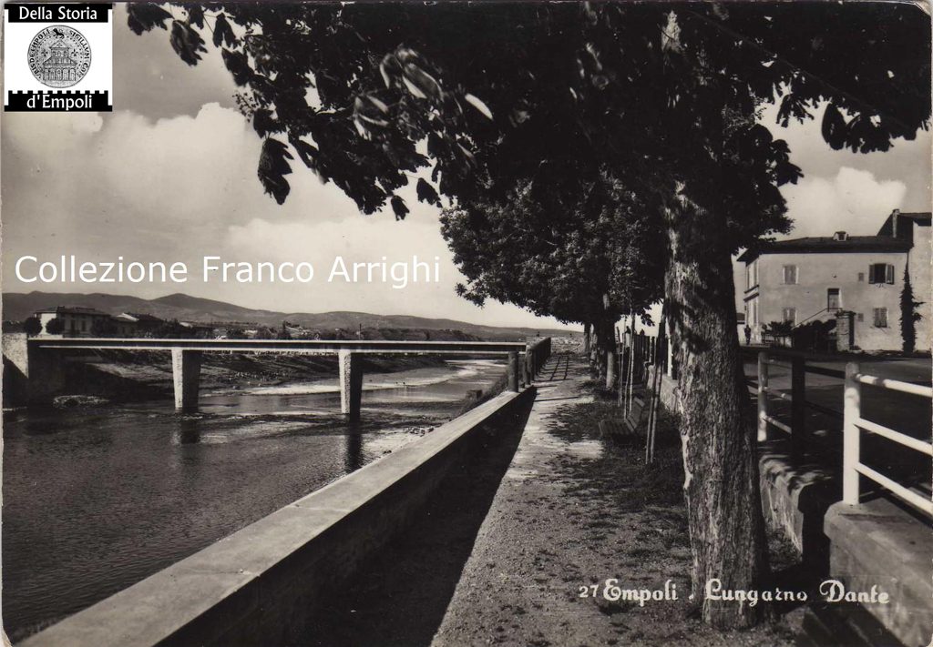 Arno, Lungarno e Ponte nuovo ad Empoli – foto di Franco Arrighi