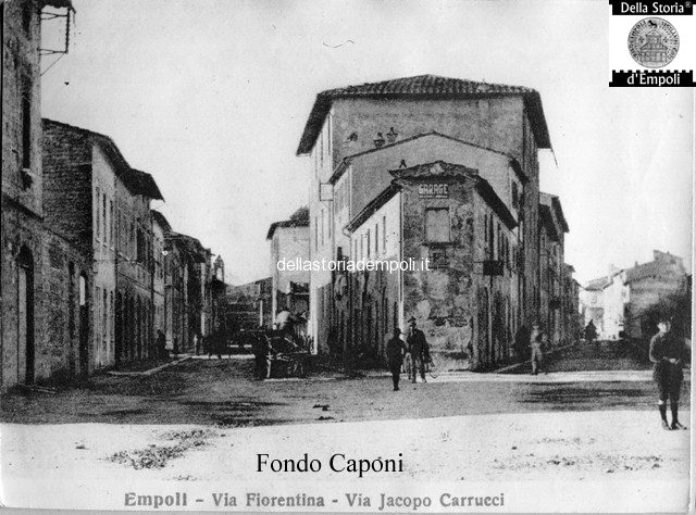 Fondo Caponi Empoli, Vol 1 pagina 8: le principali strade di accesso ad Empoli