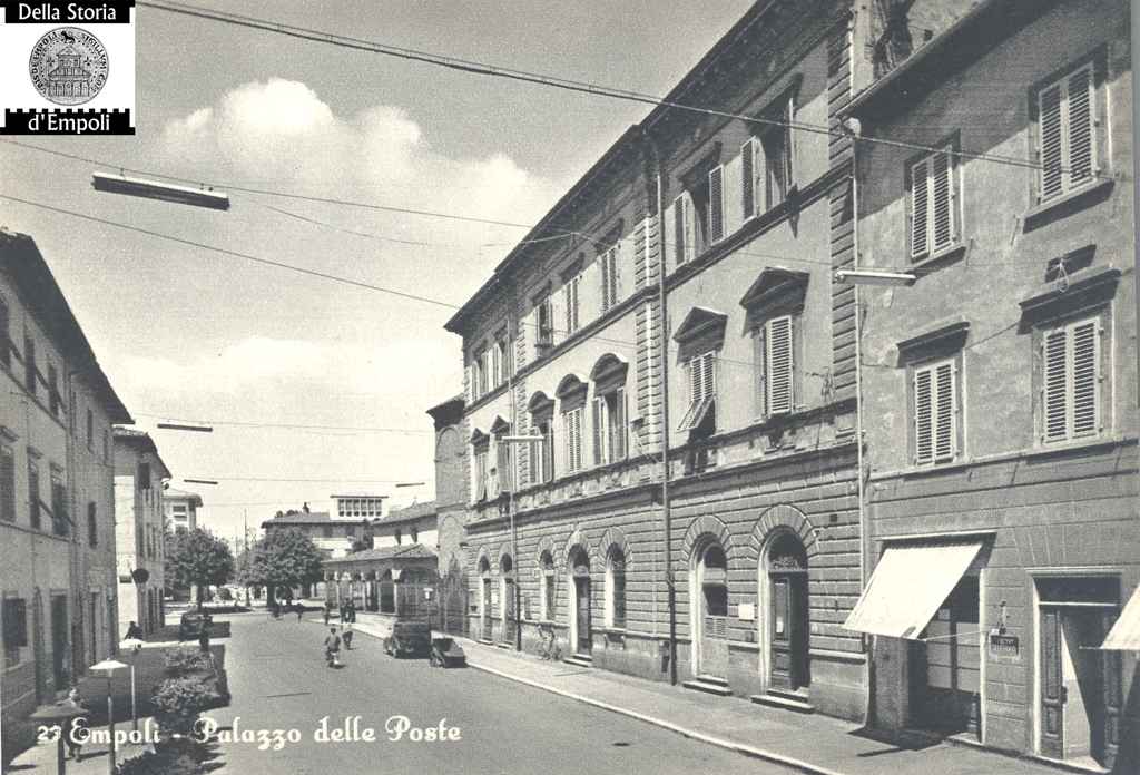 Le vecchie poste centrali quando erano in via Roma