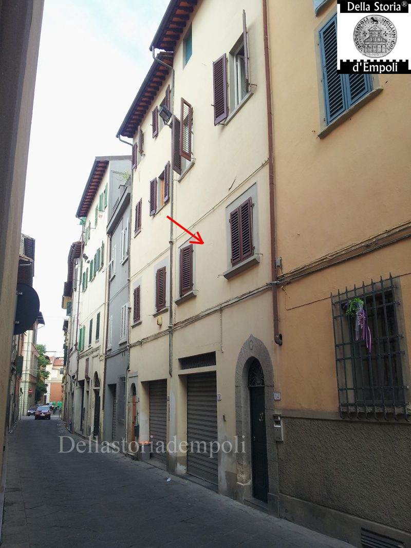 Un’iscrizione del 1661 in Via de’ Neri, ex proprietà delle suore benedettine