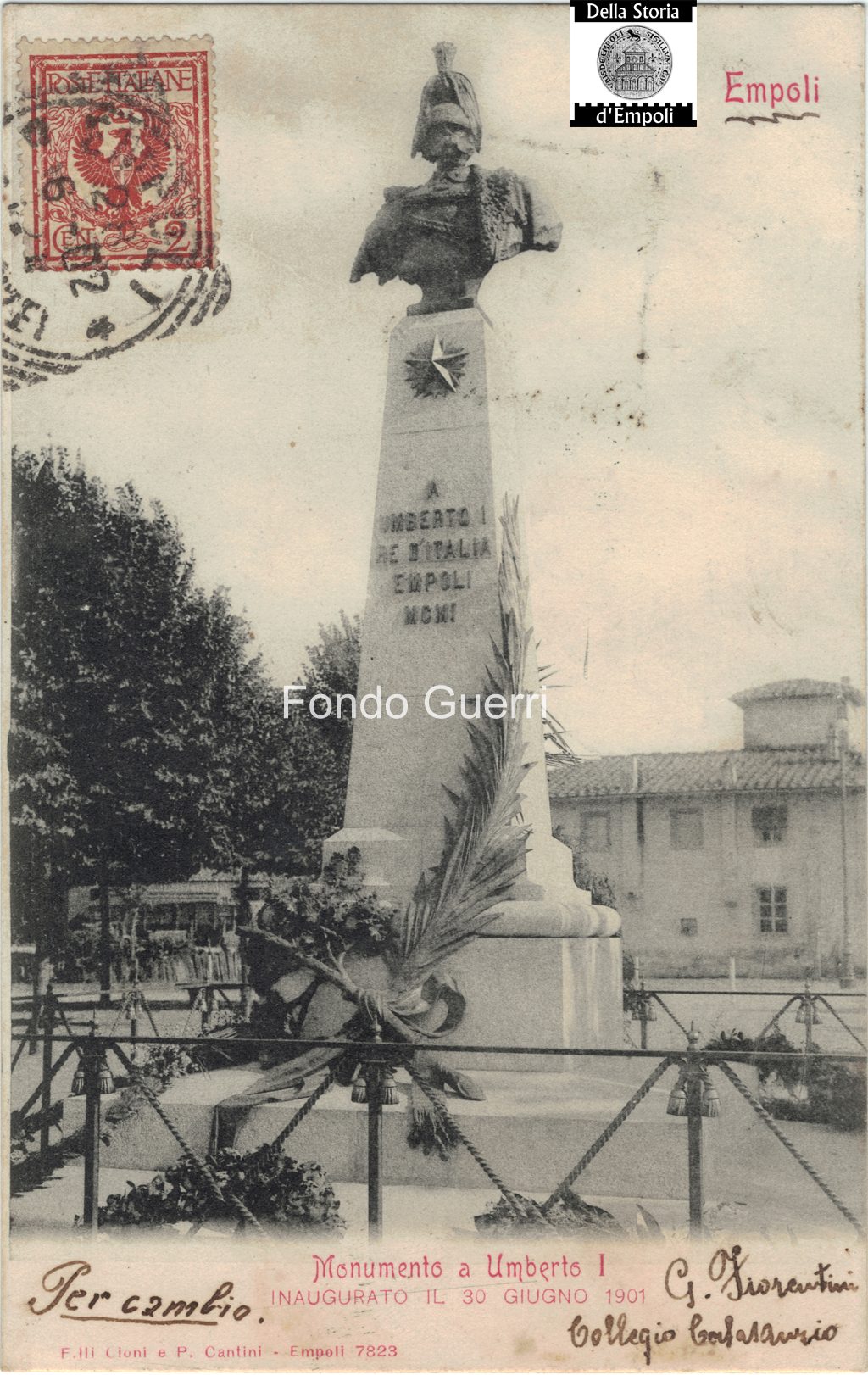 30 Giugno del 1901, si inaugura il monumento a Re Umberto I…