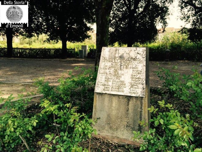 Monumento commemorativo di alcuni aviatori empolesi Caduti nella Prima Guerra mondiale, Parco della Rimembranza.