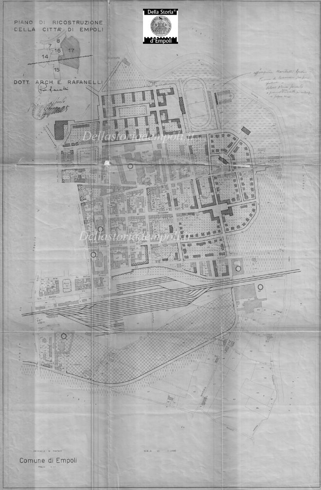 Empoli nel Piano di Ricostruzione 1947: Ponzano e Naiana