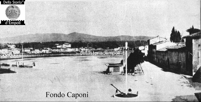Fondo Caponi Empoli, Vol 1 pagina 25: dal Piaggione, alla piazza della stazione e sull’Arno…