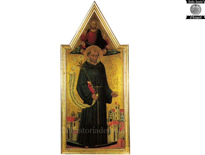 San Nicola da Tolentino che protegge Empoli dalla peste, 1445 – Bicci di Lorenzo