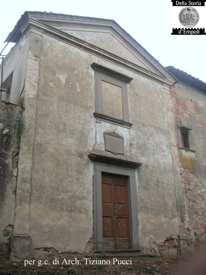 La chiesa prima del recente intervento di ristrutturazione - Foto Arch. Pucci Tiziano