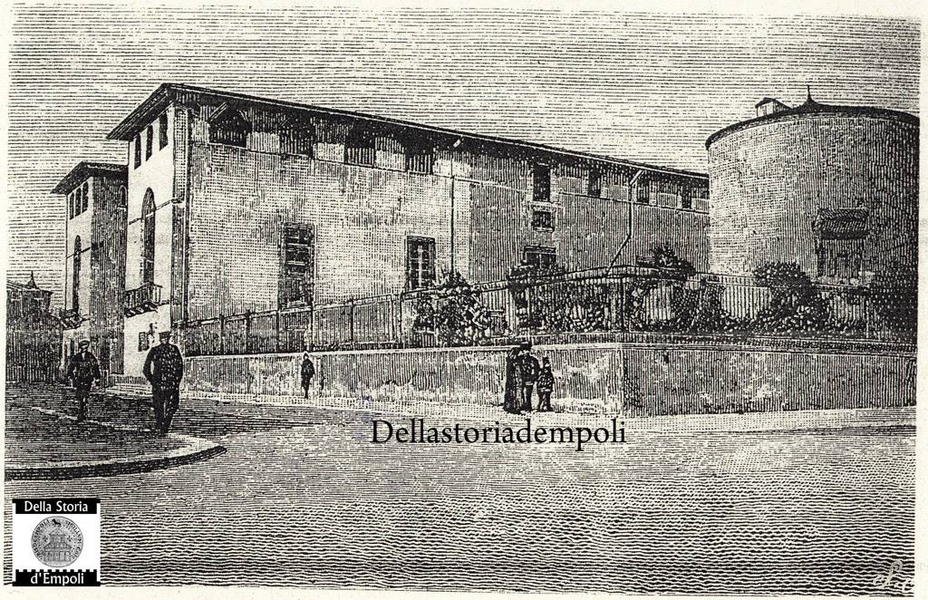 Incisione dello Spedale Vecchio S. Giuseppe di Empoli, anno 1891