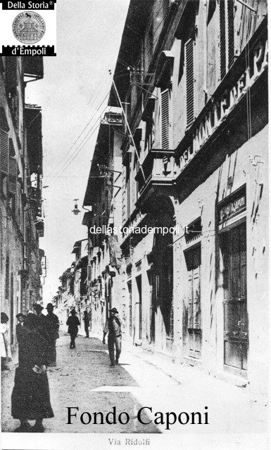 Fondo Caponi Empoli, Vol 1 pagina 24: vie del centro, Porta Pisana, Pieve di Monterappoli