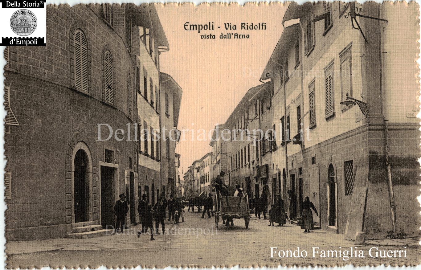 Empoli, foto d’epoca: Via Ridolfi presso il Piaggione