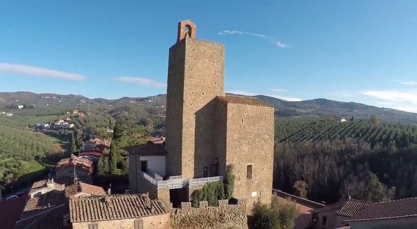 Vinci di Leonardo, vista dal drone