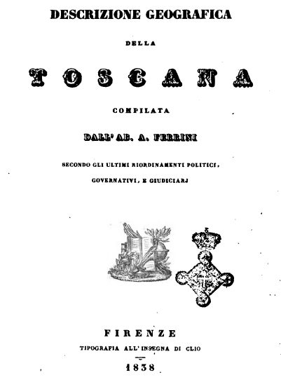 Empoli nella Descrizione geografica del Ferrini, 1838