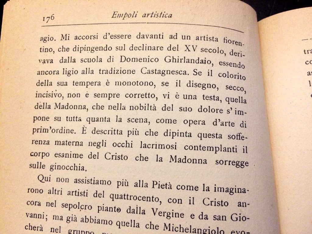 Odoardo Hillyer Giglioli: Una tavola misteriosa a Santa Maria a Ripa…