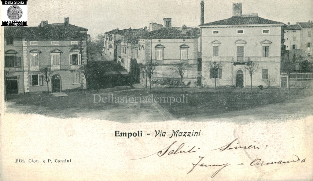 Piazza Guido Guerra e via Mazzini, tanti anni fa – Fondo Guerri