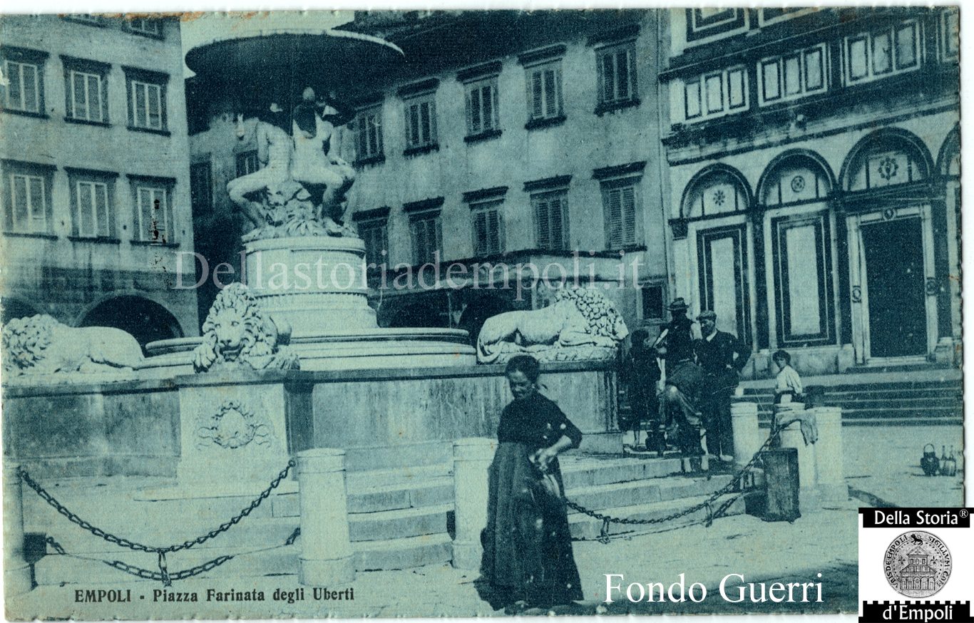 Piazza dei Leoni e fontana del Pampaloni