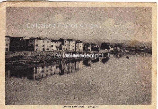 Limite sull’Arno in una foto del Caponi, dalla collezione di Franco Arrighi…