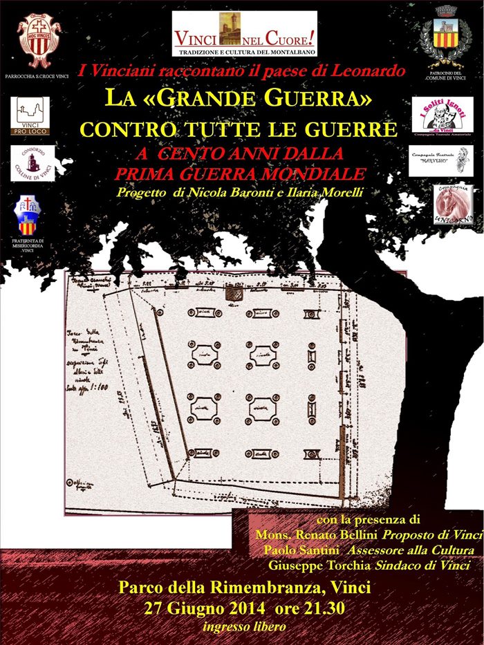 Vinci ricorda i cento anni dalla prima guerra mondiale con i racconti dei vinciani alla guerra.