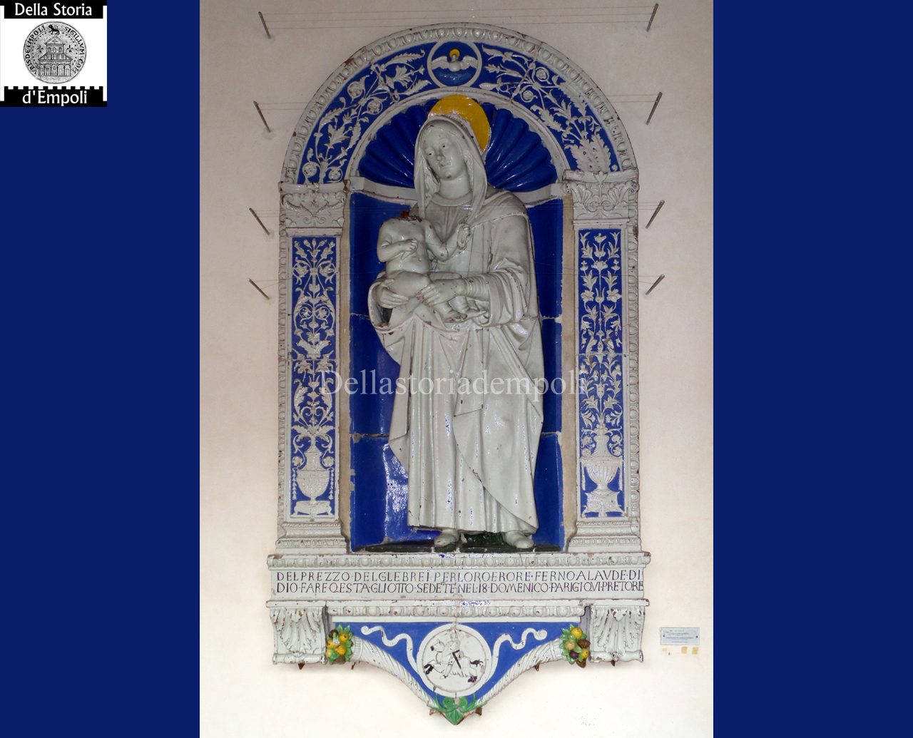 Madonna degli ebrei di Andrea della Robbia: origini e storia del tabernacolo