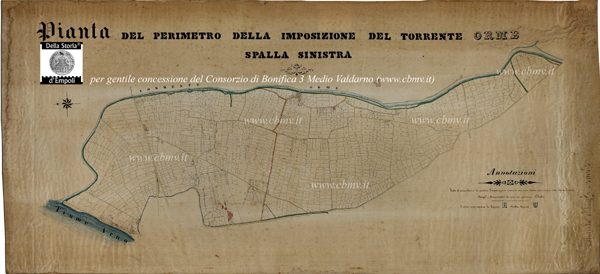 mappa n 06 Imposizione Orme spalla sinistra, non datata