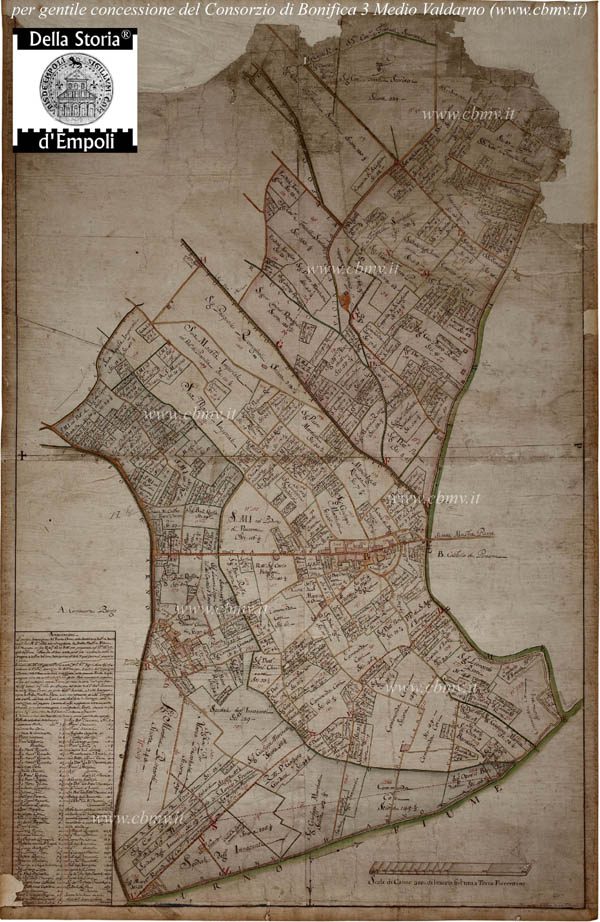 mappa n 08 Imposizione Orme spalla destra 1752