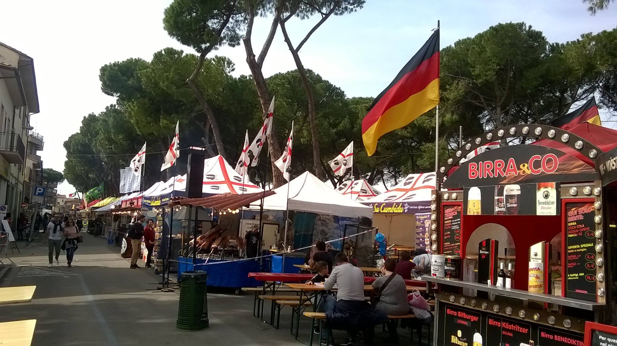 Il 1° Mercato Europeo a Empoli, Piazza Matteotti e Ristori