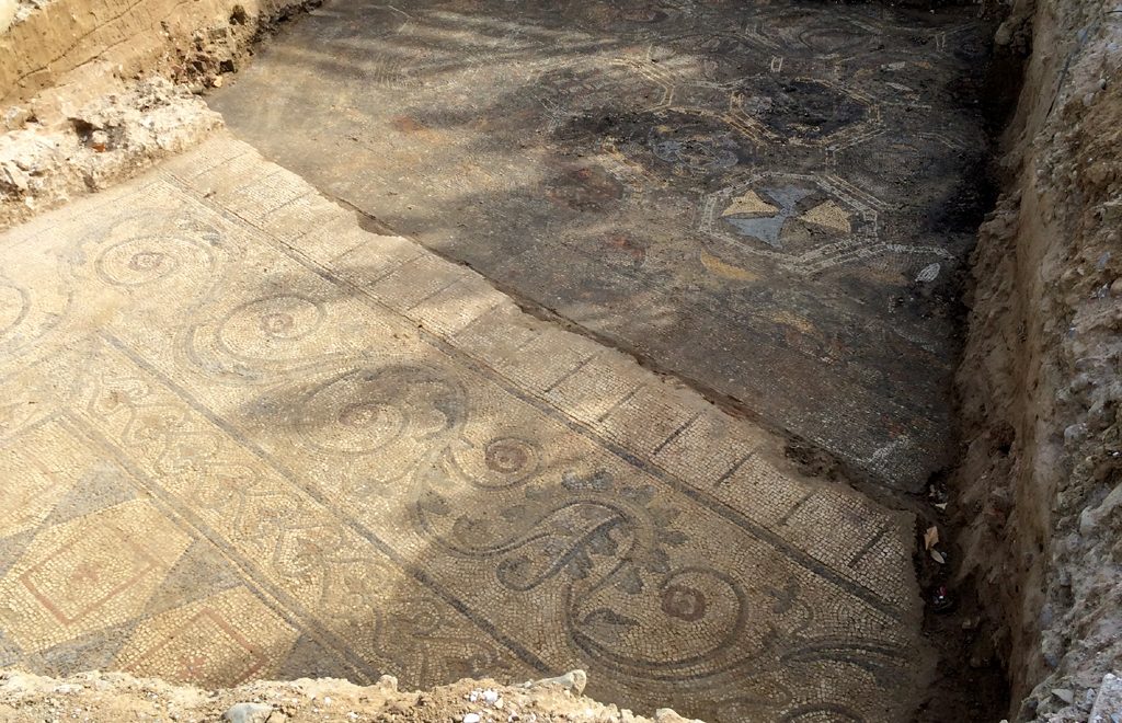 Siamo stati a vedere i mosaici romani a Limite, in via Palandri