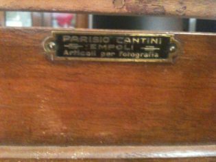 Particolare della macchina Parisio Cantini