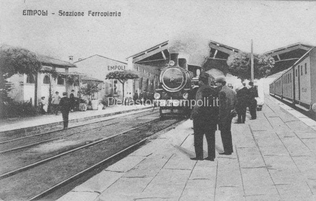 La prima struttura della stazione ferroviaria di Empoli